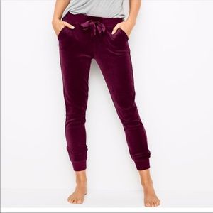 Victoria’s Secret Velour Joggers *new* RESERVED!